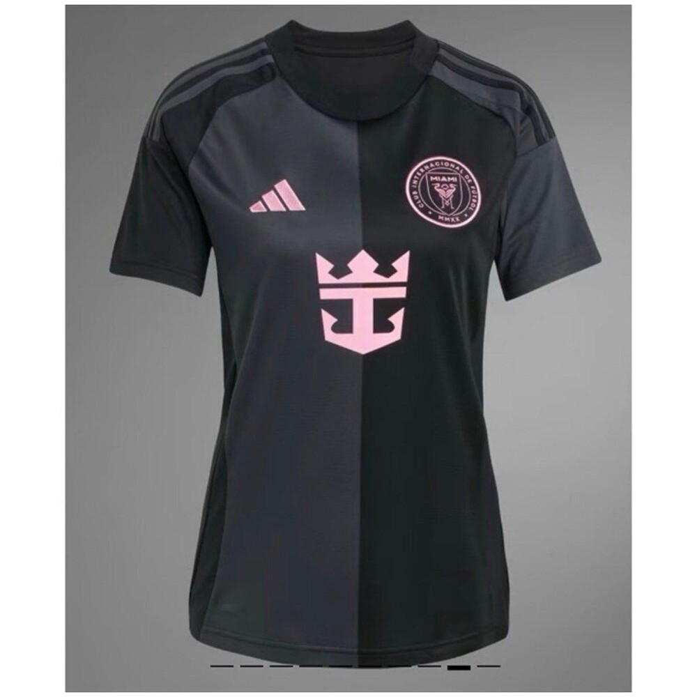 MLS Messi Soccer Jersey NWT ADIDAS Size XS Slim Fit Black Pink Away Jersey
